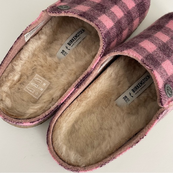 New Birkenstock Zermatt Scuff Slipper Dark Berry Size 38/7.5 - Picture 4 of 6
